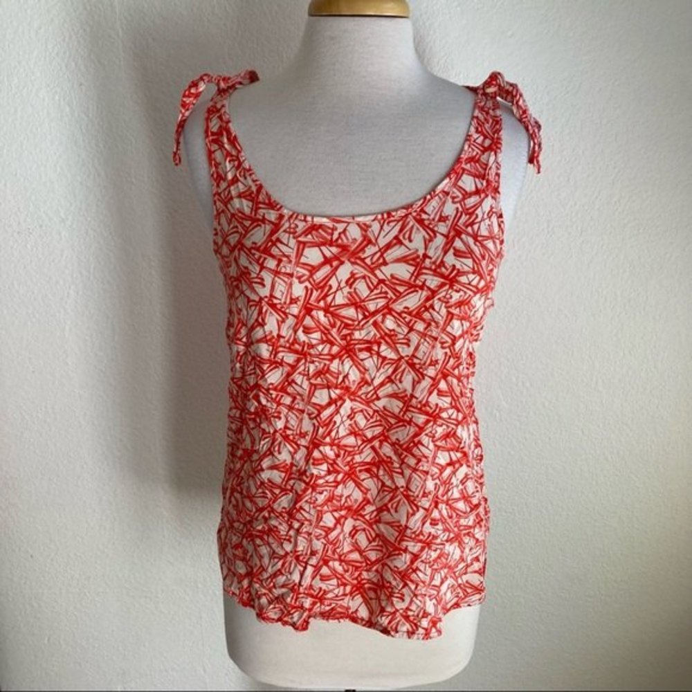 Bp dragonfly tie tank top novelty print summer loose